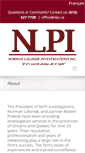 Mobile Screenshot of nlpi.ca